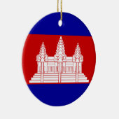 Cambodia Flag Ornament (Rechts)