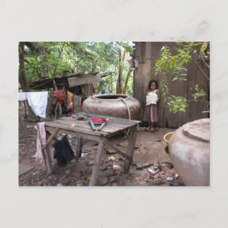 Cambodia Girl Briefkaart