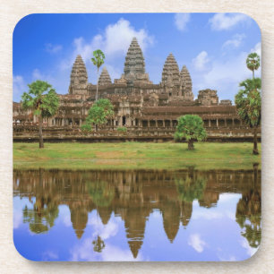 Cambodia, Kampuchea, Angkor Wat tempel. Bier Onderzetter