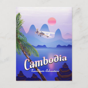 Cambodia 'Reis naar Avontuur' Briefkaart