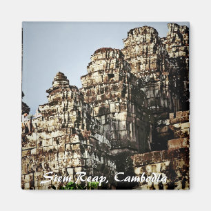 Cambodia Temple Ruins Magnet Magneet