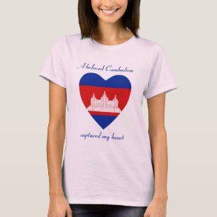 Cambodia Vlag Liefste T-Shirt