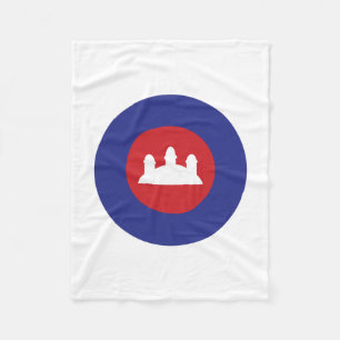 Cambodian Roundel Fleece Deken
