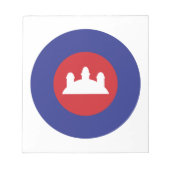 Cambodian Roundel Notitieblok (Voorkant)