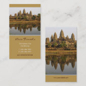 Cambodja | Aangepaste grafische kaart van Angkor W Visitekaartje (Voorkant / Achterkant)