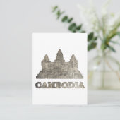  Cambodja Briefkaart (Staand voorkant)