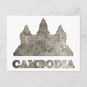 Cambodja Briefkaart