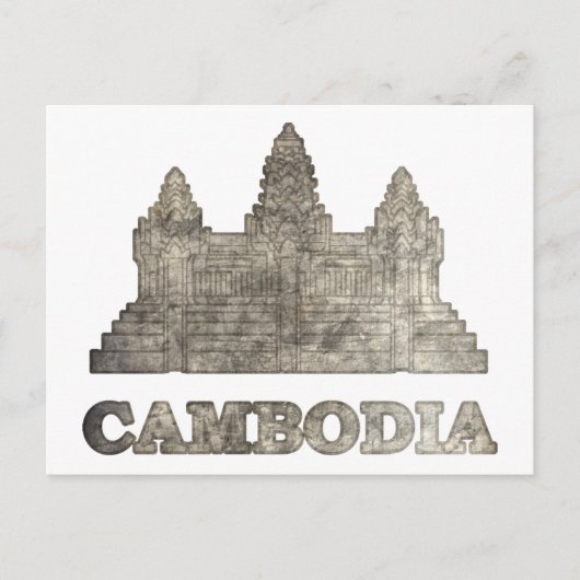  Cambodja Briefkaart (Voorkant)