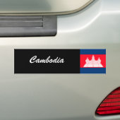 Cambodja Bumpersticker (Op auto)