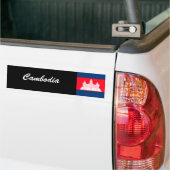 Cambodja Bumpersticker (Op Truck)