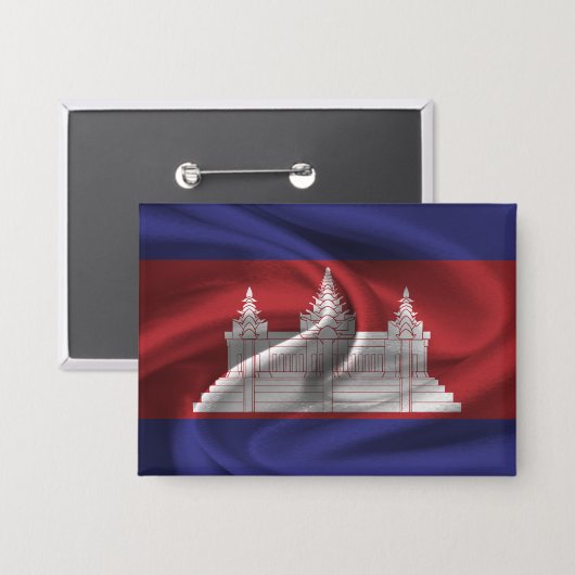 Cambodja Button (Voorkant / Achterkant)