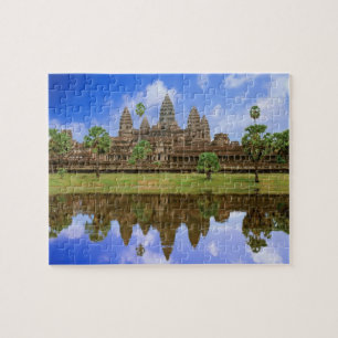 Cambodja, Kampuchea, Angkor Wat tempel. Legpuzzel