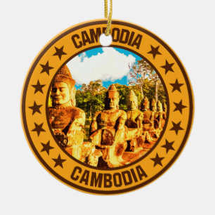 Cambodja Keramisch Ornament