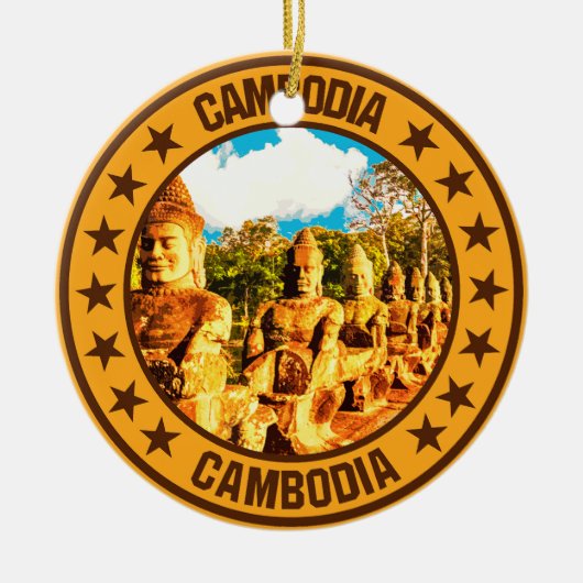Cambodja Keramisch Ornament (Voorkant)
