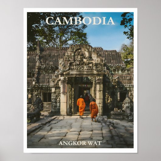  Cambodja-poster Poster (Voorkant)