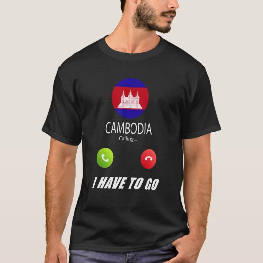 Cambodja roept op tot een nieuwe boeg t-shirt (Voorkant)