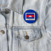 Cambodja Ronde Button 5,7 Cm (In situ)