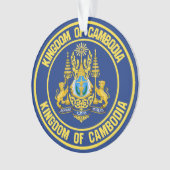 Cambodja-ronde Ornament (voorkant)