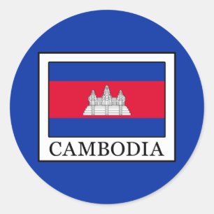 Cambodja Ronde Sticker