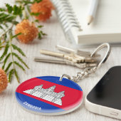 Cambodja Sleutelhanger voor charmerende patriottis (Voorkant Rechts)