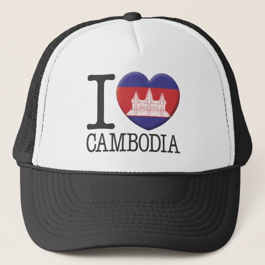 Cambodja Trucker Pet (Voorkant)
