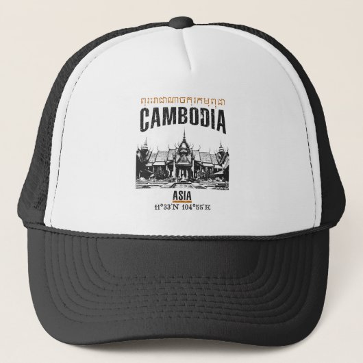 Cambodja Trucker Pet (Voorkant)