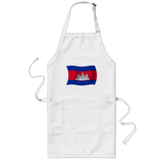 Cambodja Vlag Schort (Voorkant)