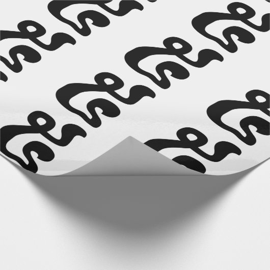 Cambodjaans nummer 5 / Vijf / ៥ (Pram) Khmer Scrip Cadeaupapier (Hoek)