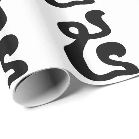 Cambodjaans nummer 5 / Vijf / ៥ (Pram) Khmer Scrip Cadeaupapier (Rol Hoek)