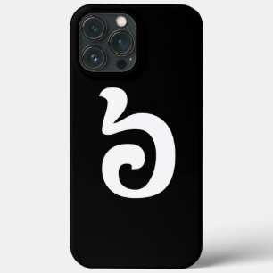Cambodjaans Nummer 6 / Zes / ៦ (Pram Muəj) Khmer iPhone 13 Pro Max Hoesje