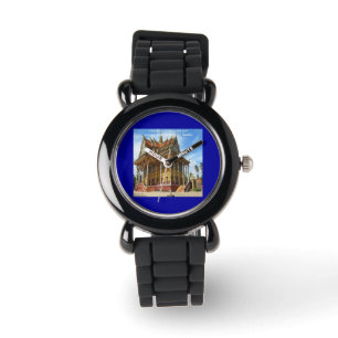 Cambodjaanse Boeddhistische Tempel & Bekende Spreu Horloge