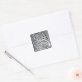 Cambodjaanse danserijsteen vierkante sticker (Envelop)