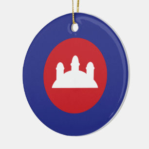 Cambodjaanse Roundel Keramisch Ornament