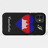 Cambodjaanse vlag Case-Mate iPhone case (Achterkant (horizontaal))