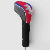 Cambodjaanse vlag golfheadcover (Schuin)