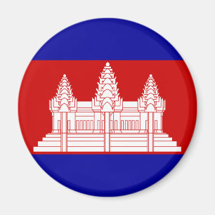 Cambodjaanse vlag KH Magneet