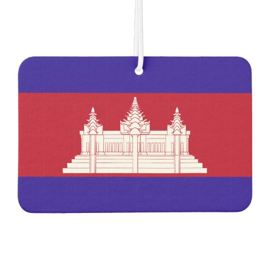 Cambodjaanse vlag luchtverfrisser (Voorkant)