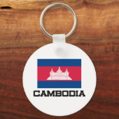 Cambodjaanse vlag sleutelhanger (Voorkant)