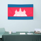 Cambodjaanse vlag spandoek (Beurs)