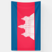 Cambodjaanse vlag spandoek (Verticaal)