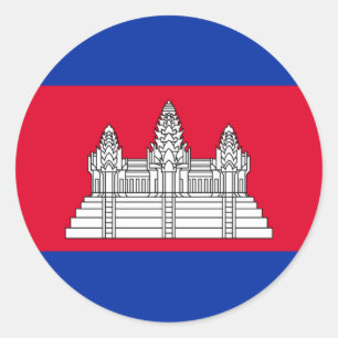 Cambodjaanse vlag Sticker