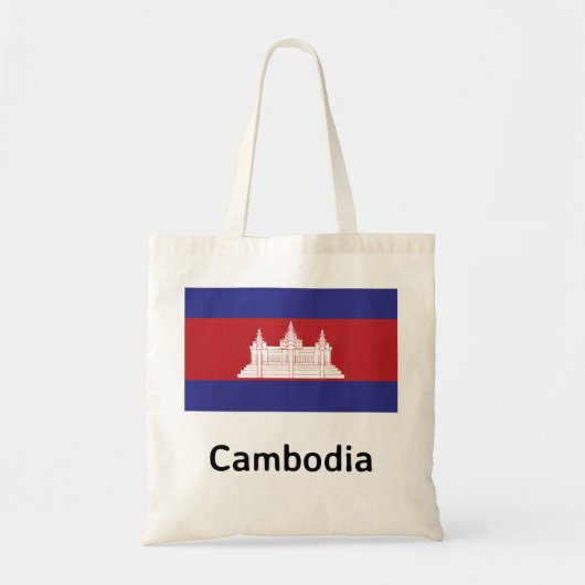 Cambodjaanse vlag tote bag (Voorkant)