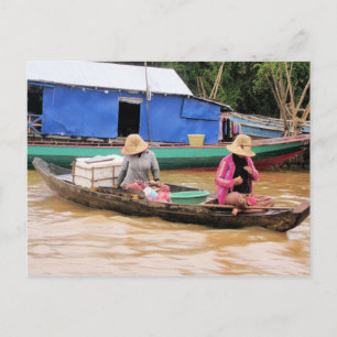 Cambodjaanse vrouwen briefkaart