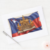 cambodjevlag rechthoekige sticker (Envelop)