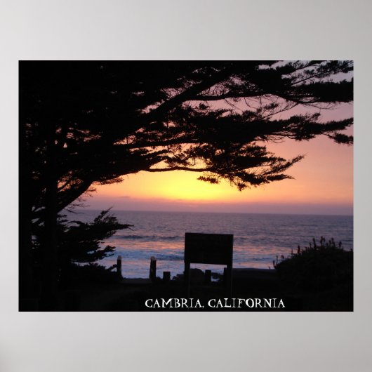 CAMBRIA, CALIFORNIA POSTER (Voorkant)