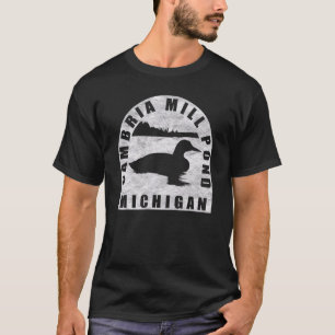 Cambria Mill Pond Loon Michigan T-shirt