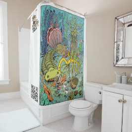 Cambrian Life Shower Curtain Douchegordijn