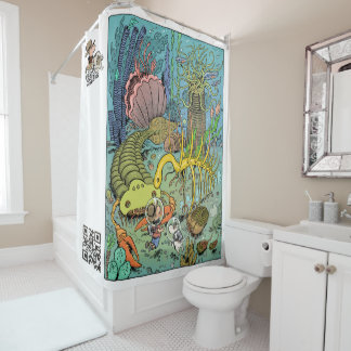Cambrian Life Shower Curtain Douchegordijn