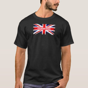 Cambridge County England UK Britse vlag Raglan T-shirt