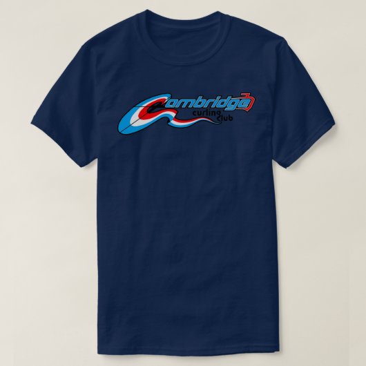 cambridge curling logo t-shirt (Design voorkant)